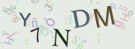 This is a captcha-picture. It is used to prevent mass-access by robots. (see: www.captcha.net)